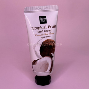 FarmStay Крем для рук Tropical Fruit Hand Cream Coconut...