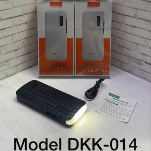 Power bank 20000 mAh 2 USB DKK-014 Внешний аккумулятор...