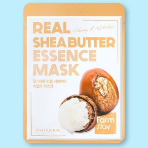Тканевая маска с маслом ши. FarmStay Real Shea Butter E...