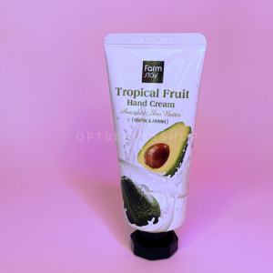FarmStay Крем для рук Tropical Fruit Hand Cream Avocado...