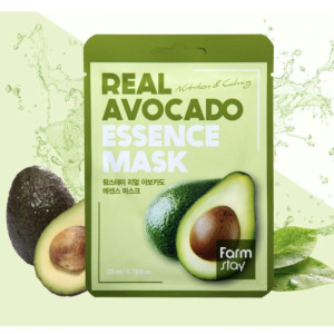 Тканевая маска с экстрактом авокадо FARMSTAY Real Avoca...